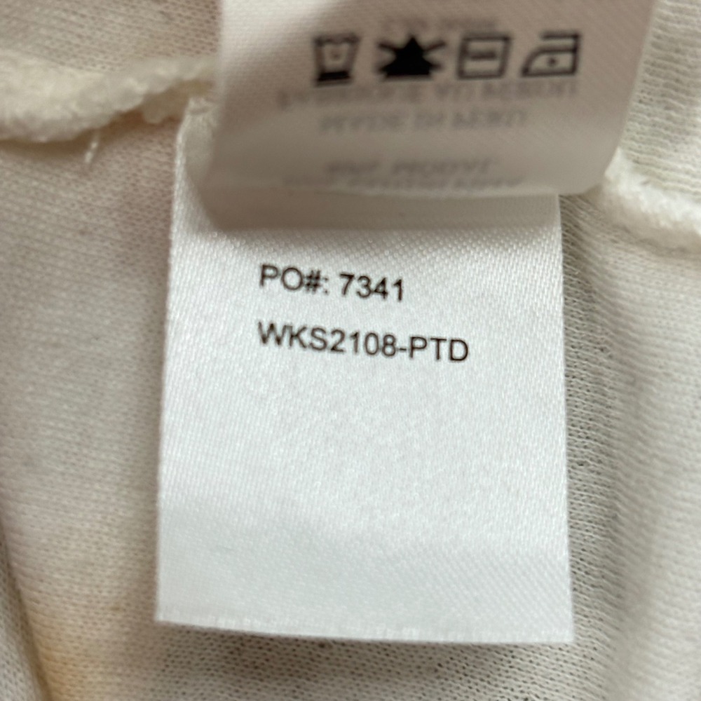 Faherty Tie Dye T Shirt Women S White Short Sleeve Peru - Picture 9 of 12